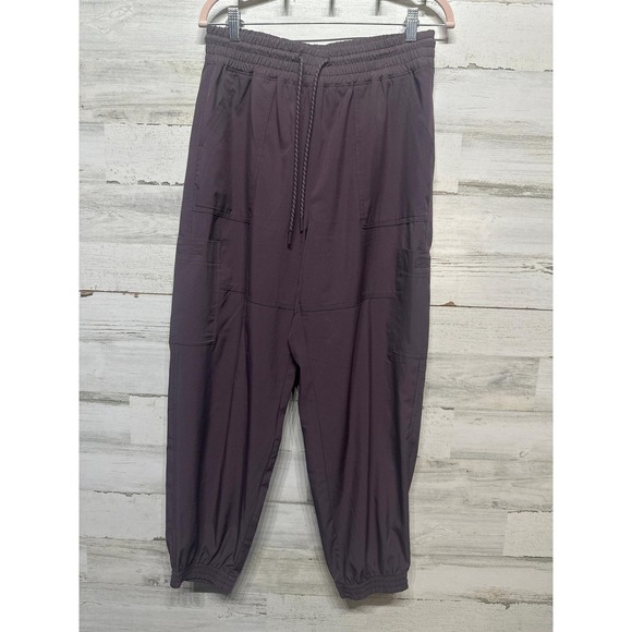 Old Navy Pants - Old Navy Jogger Women M Purple High Rise Utility EUC